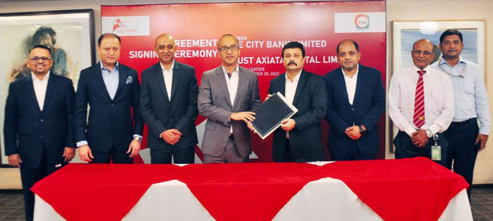 City Bank inks deal with Trust Axiata Digital Limited