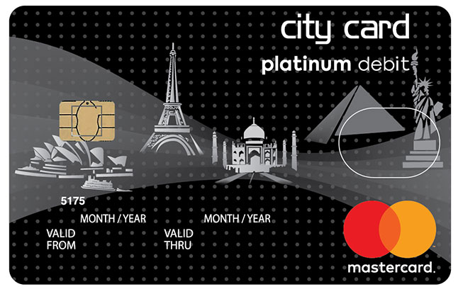 MasterCard Platinum International Debit Card